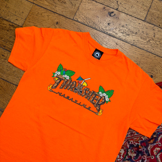 Vintage Thrasher Skate Orange Graphic T-Shirt - S
