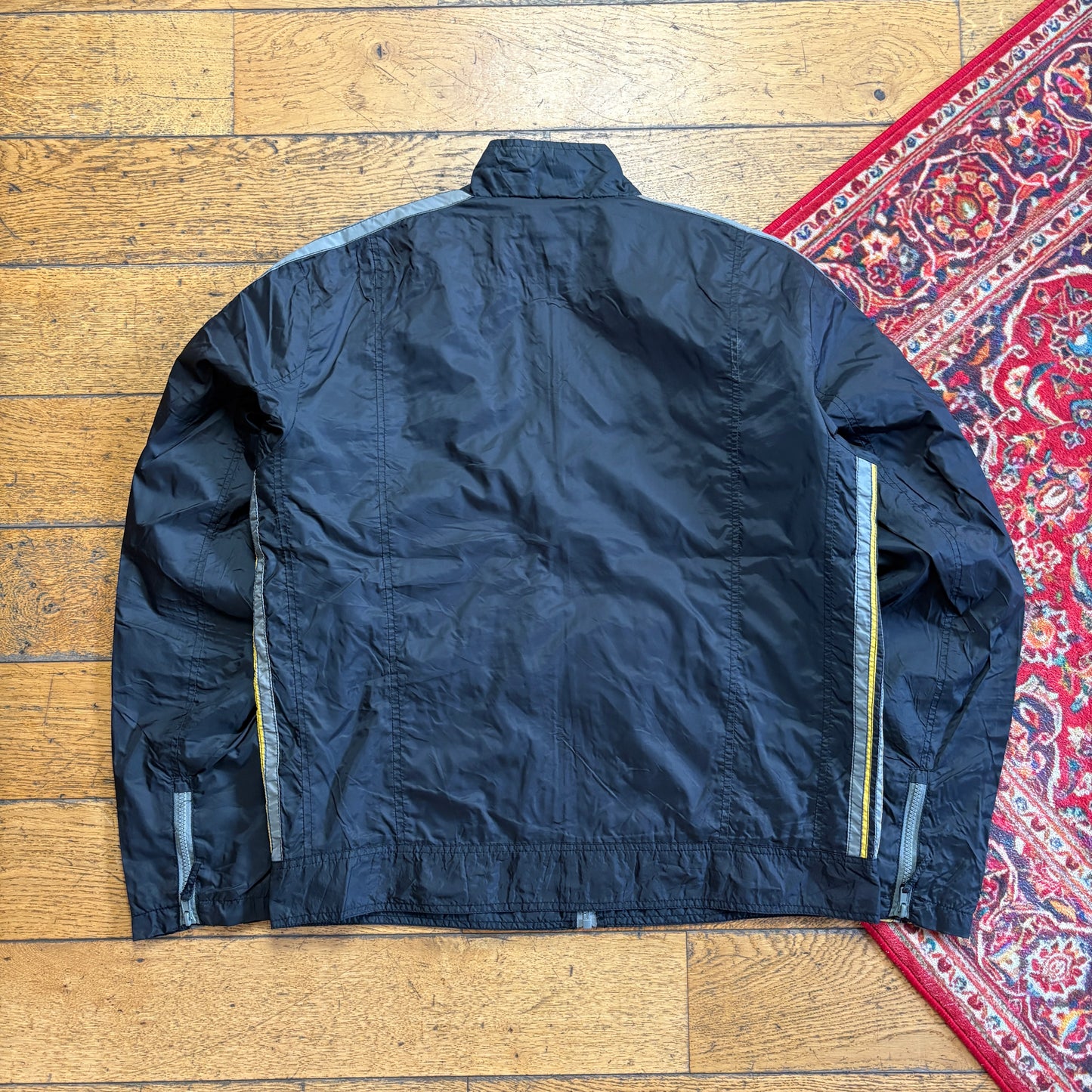 Vintage Neighbourhood Black Lightweight Nylon Jacket - L