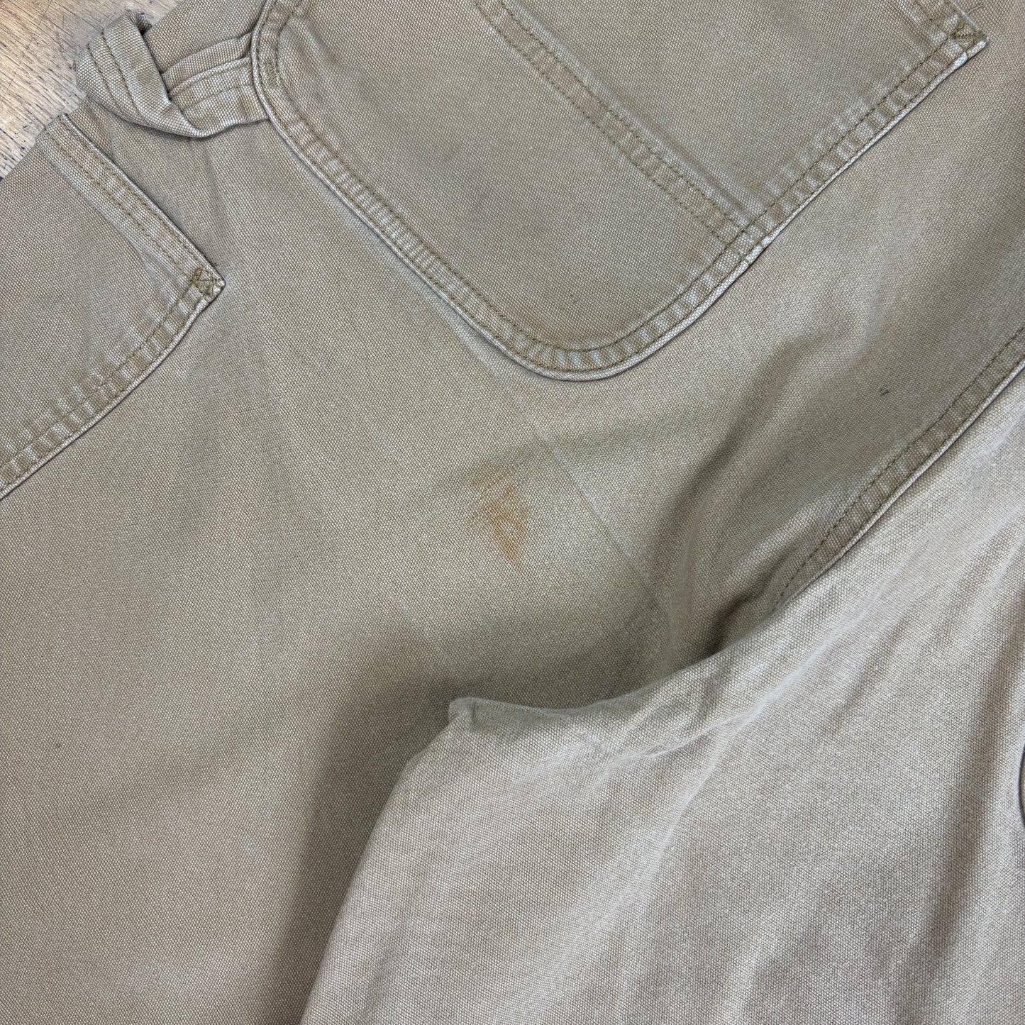 Vintage Carhartt Brown Workwear Baggy Carpenter Shorts - 38