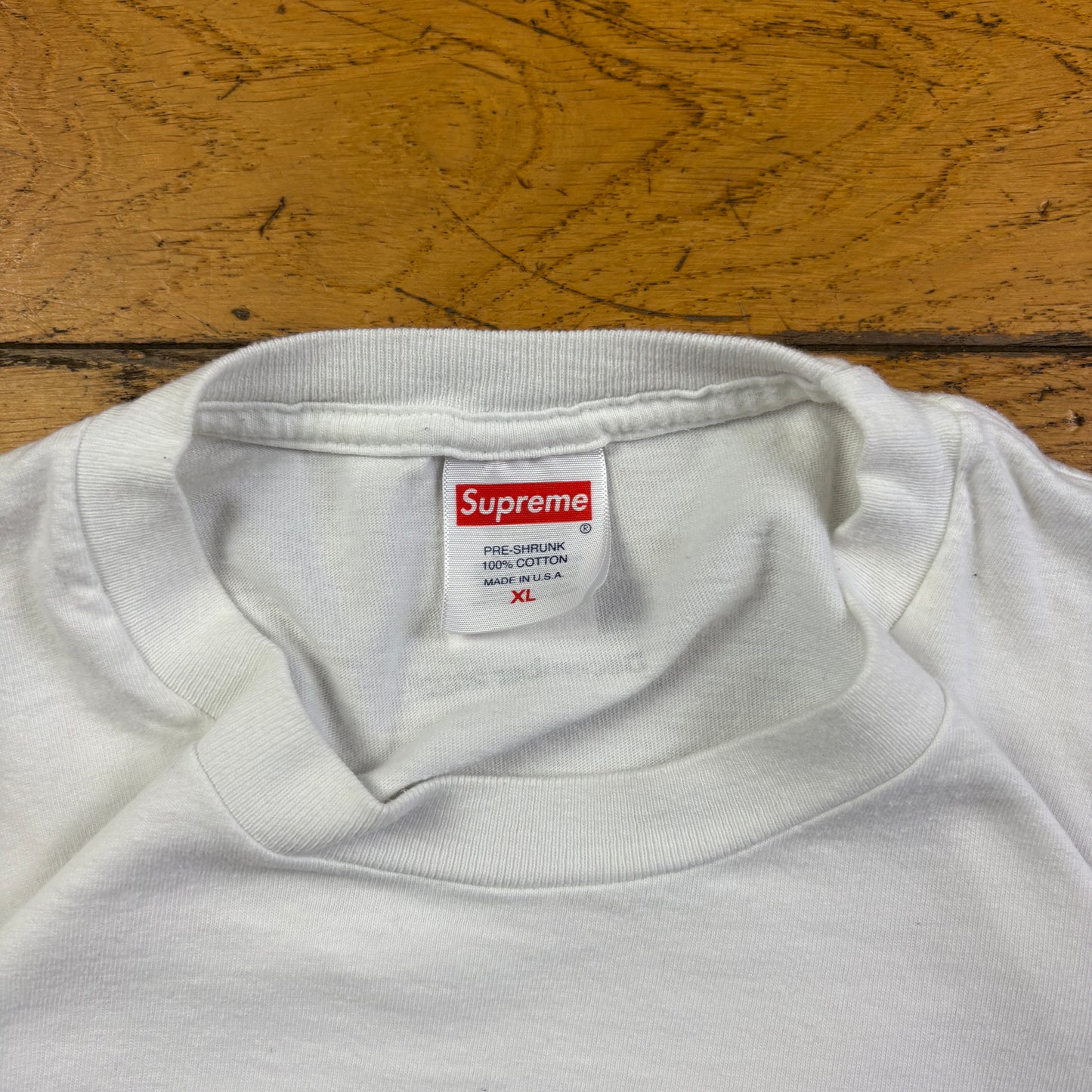 Supreme Christmas White Graphic T-Shirt - XL