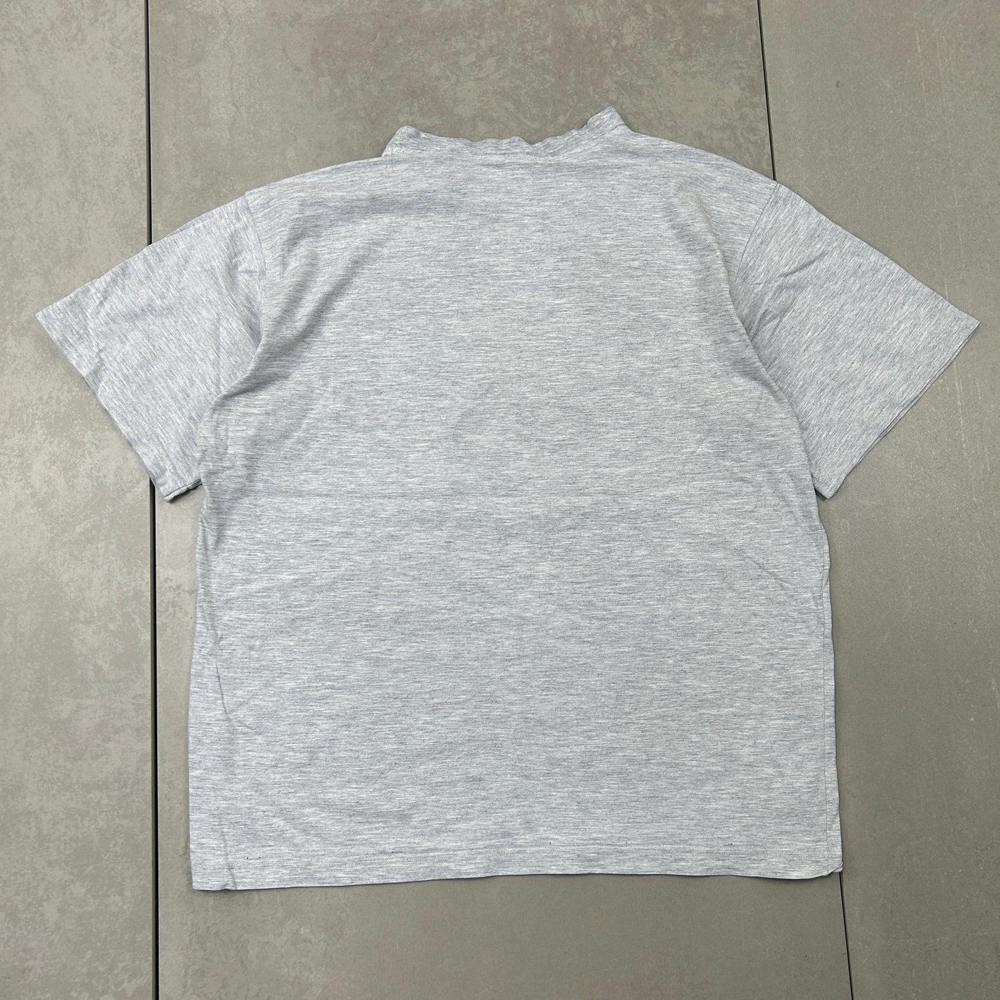 Vintage 80s Adidas Grey Single Stitch Graphic T-Shirt - L
