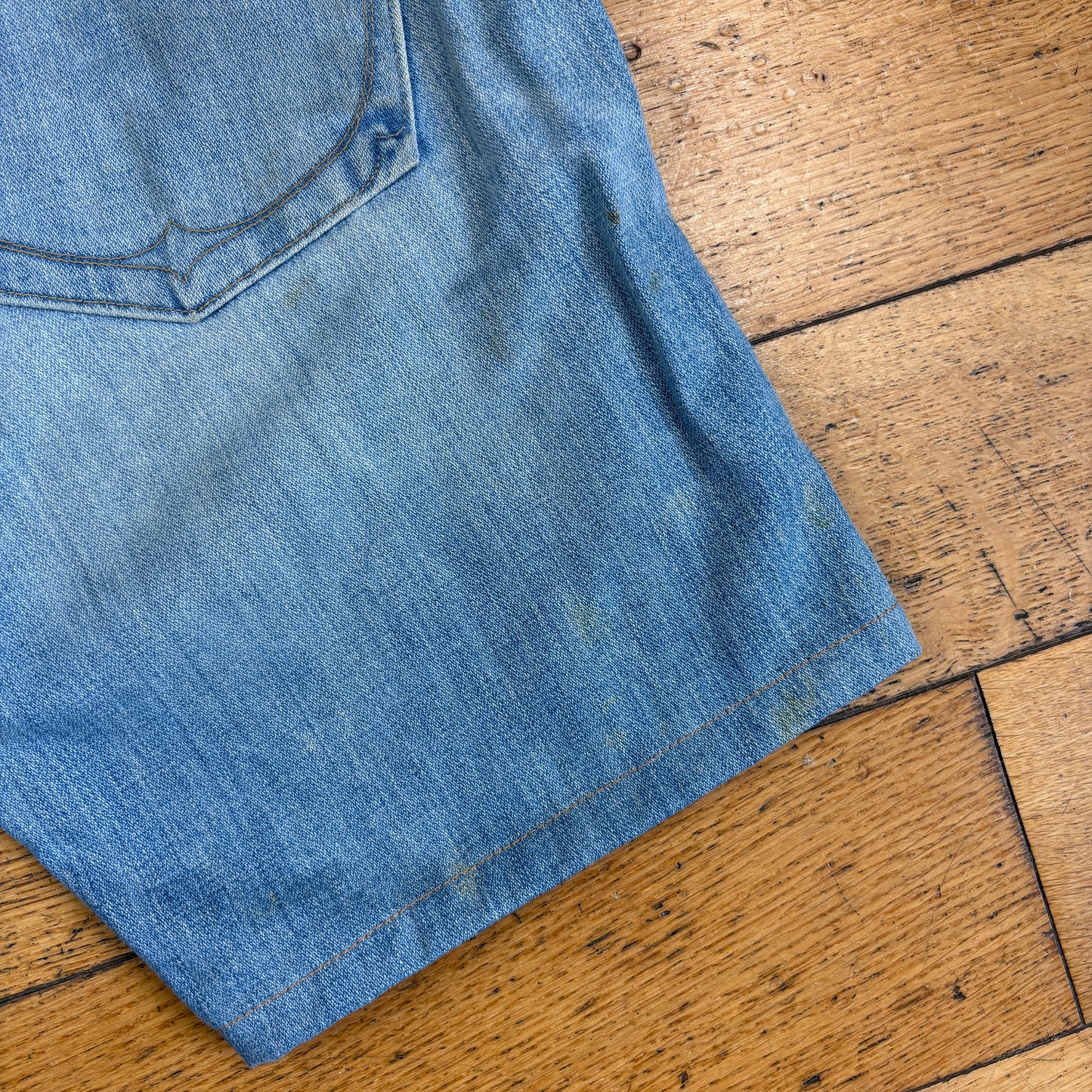 Vintage True Religion Blue Embroidered Y2K Shorts Jorts - 36