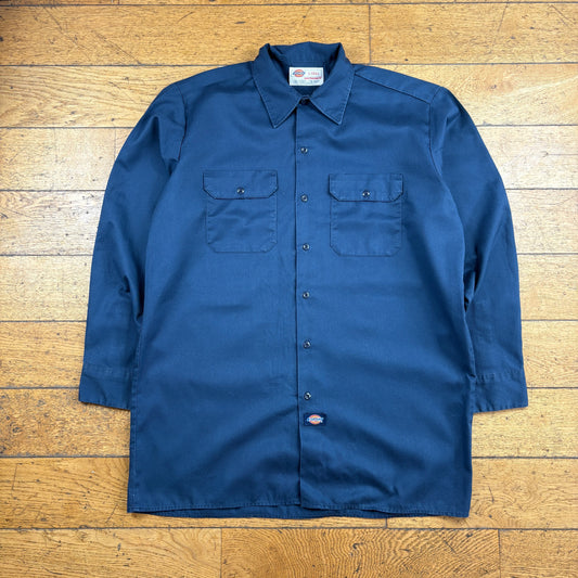 Vintage Dickies Navy Workwear Shirt - L