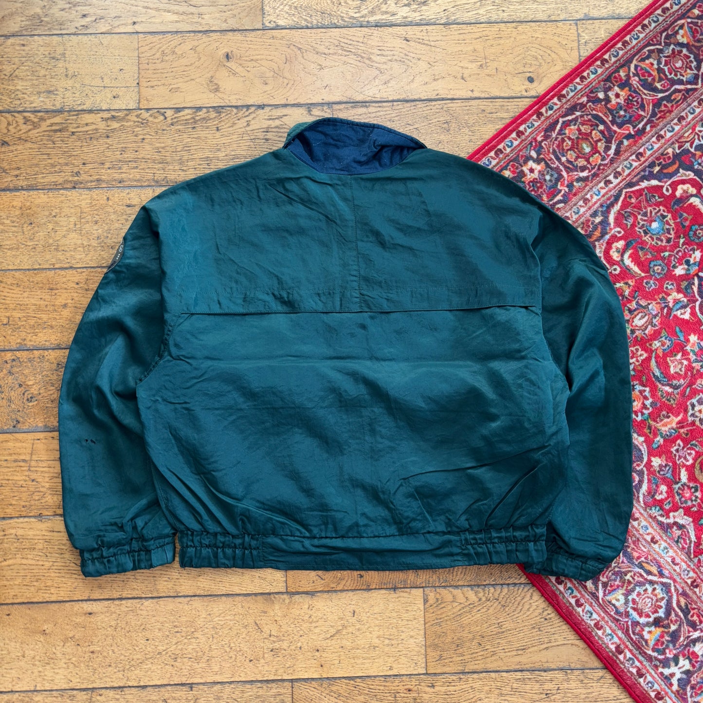Vintage Levis Green Lightweight Cropped Bomber Jacket - M