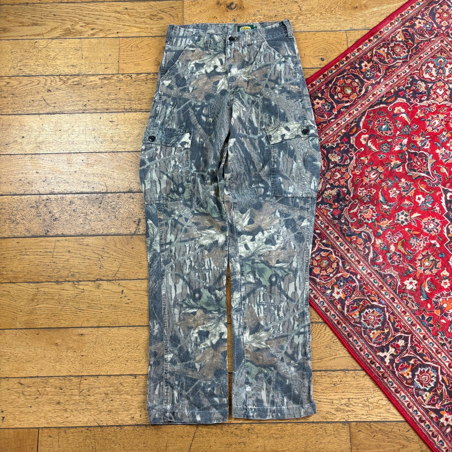 Vintage Real Tree Camo Green Hunting Workwear Trousers - 30