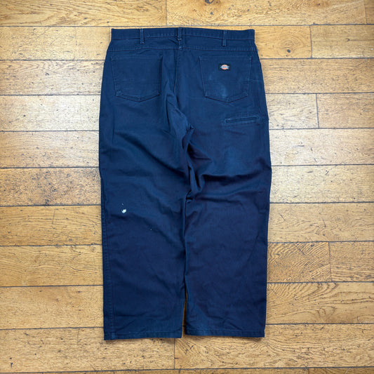 Vintage Dickies 874 Skate Navy Baggy Trousers - 40