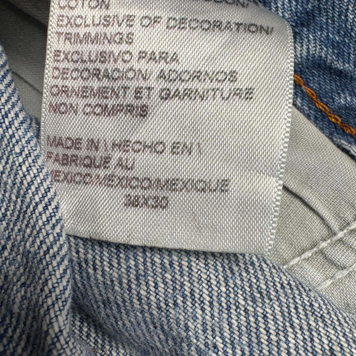 Vintage Dickies Workwear Carpenter Baggy Blue Jeans - 38S