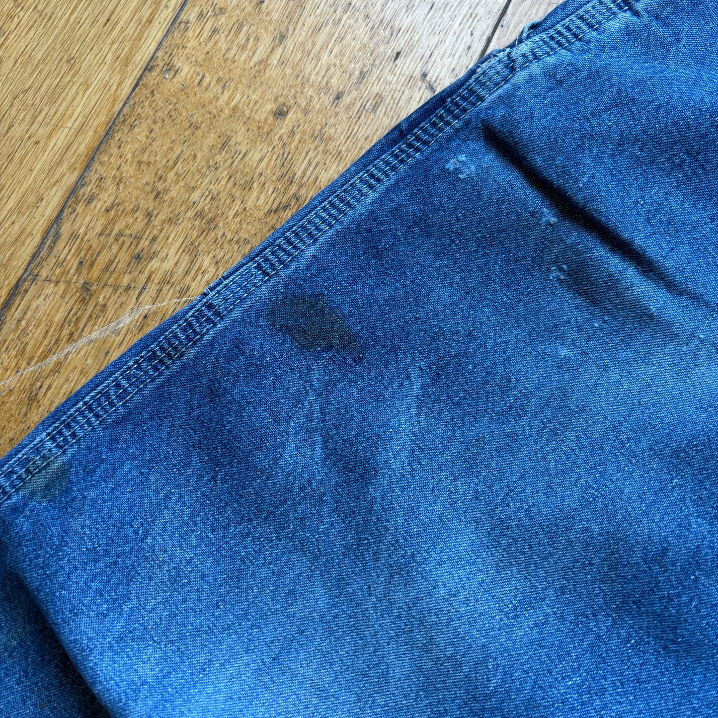 Vintage Carhartt Workwear Carpenter Blue Baggy Trousers - 34
