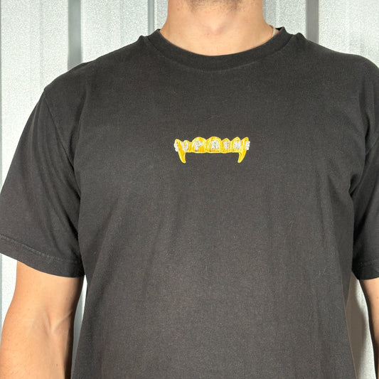 Supreme Vampire Grills Black Graphic T Shirt - M