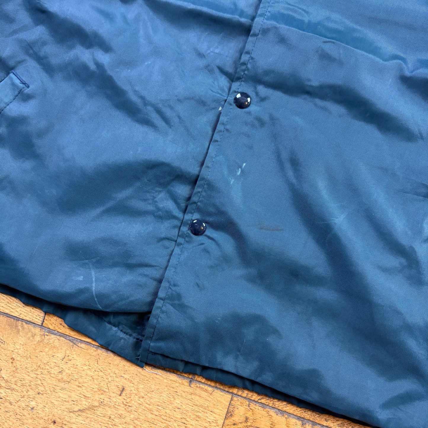 Vintage Grey Nylon Coach Harrington Jacket - XL