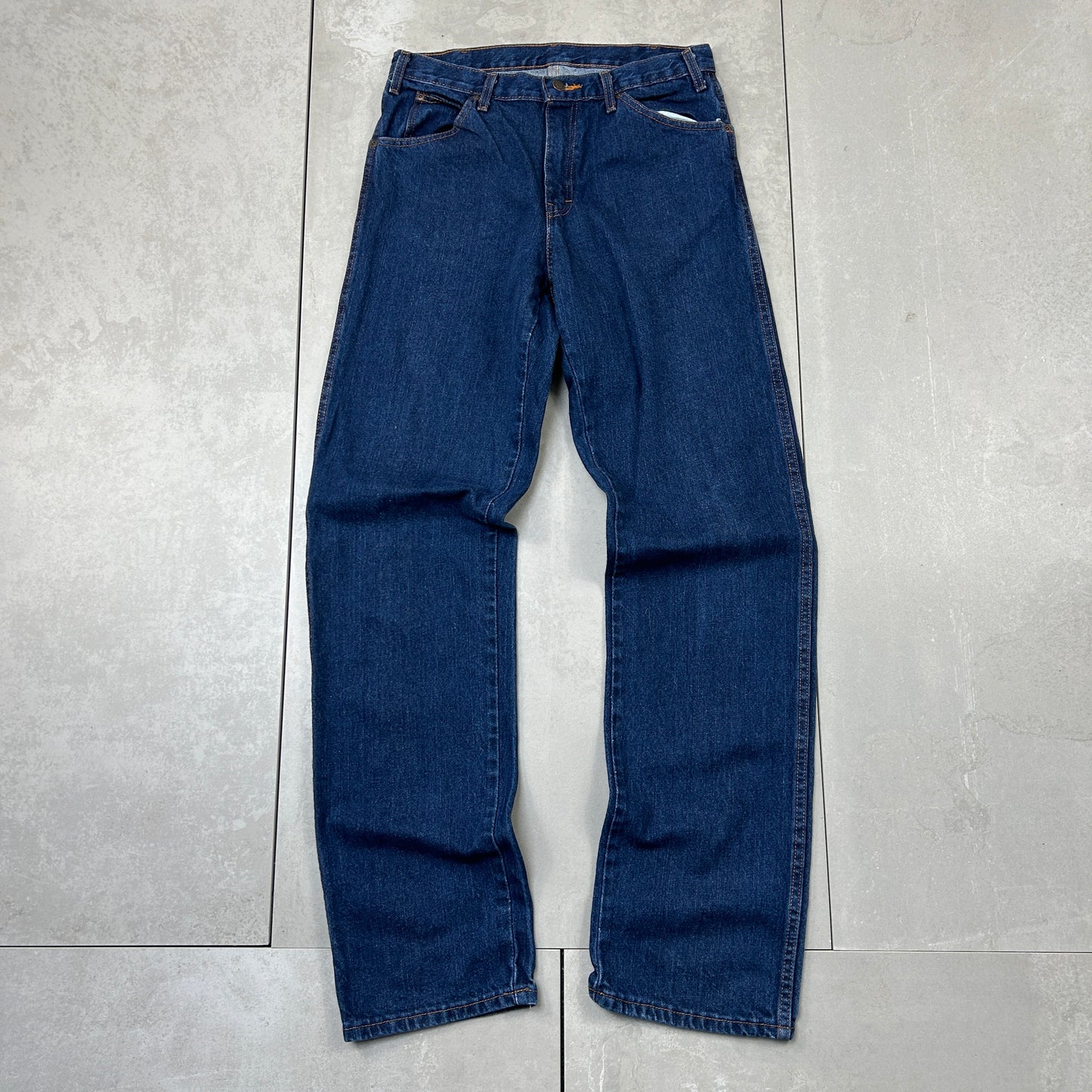 Vintage Dickies Blue Workwear Carpenter Baggy Jeans - 32