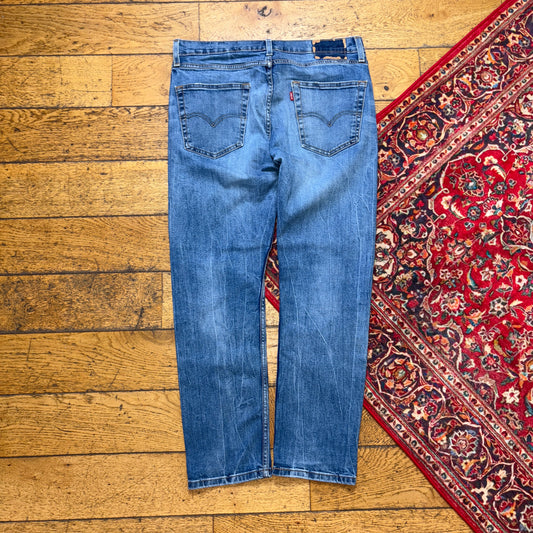 Vintage Levis Straight Blue Denim Jeans - 33S