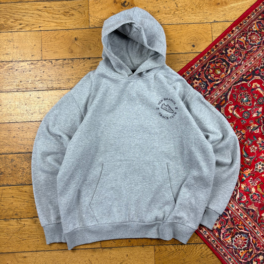 Vintage New Balance Grey Hoodie Sweatshirt - L