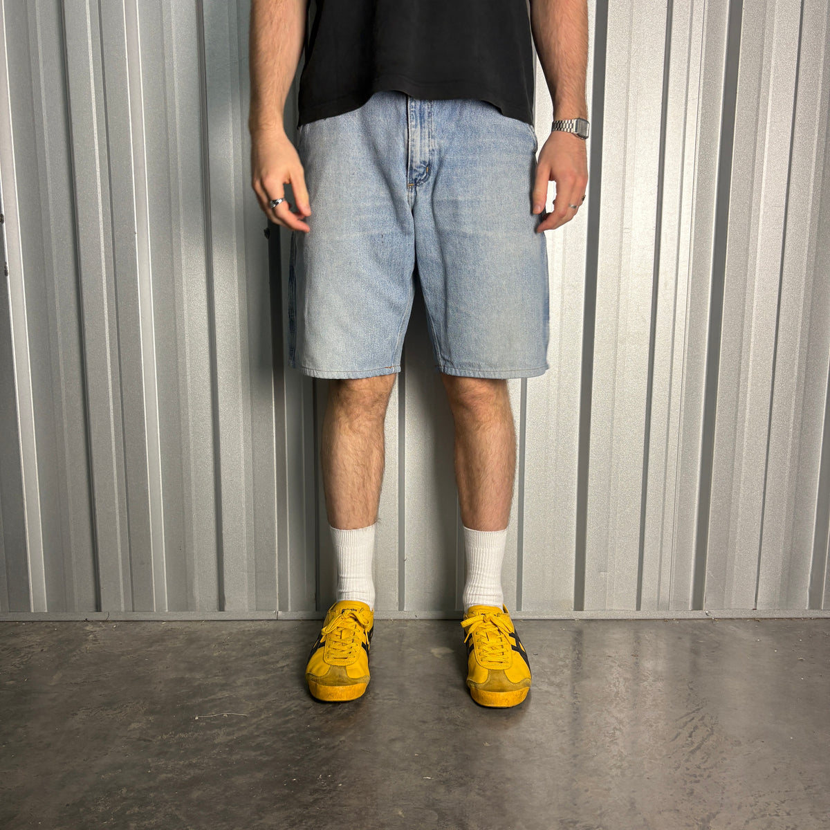 Carhartt Blue Jorts Workwear Baggy Carpenter Shorts - 34