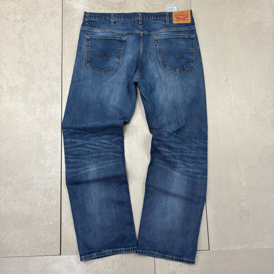 Vintage Levis 569 Baggy Blue Denim Jeans - 40