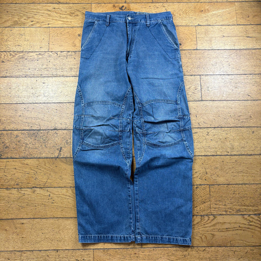 Vintage Diesel Baggy Blue Jeans - 31