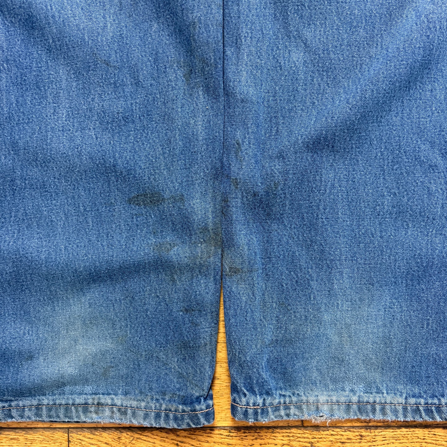 Vintage Carhartt Workwear Carpenter Baggy Blue Jeans - 33R