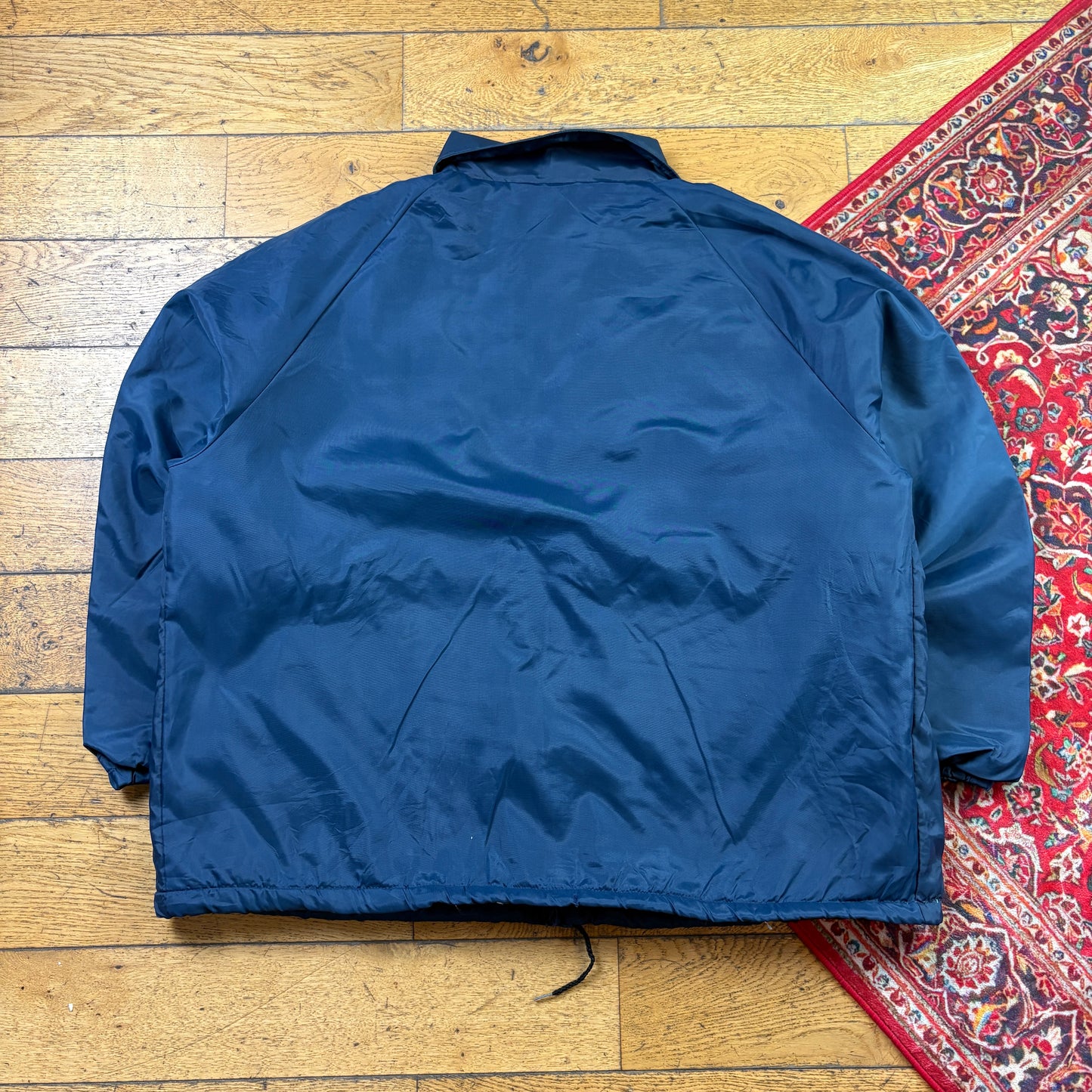 Vintage Grey Nylon Coach Harrington Jacket - 3XL