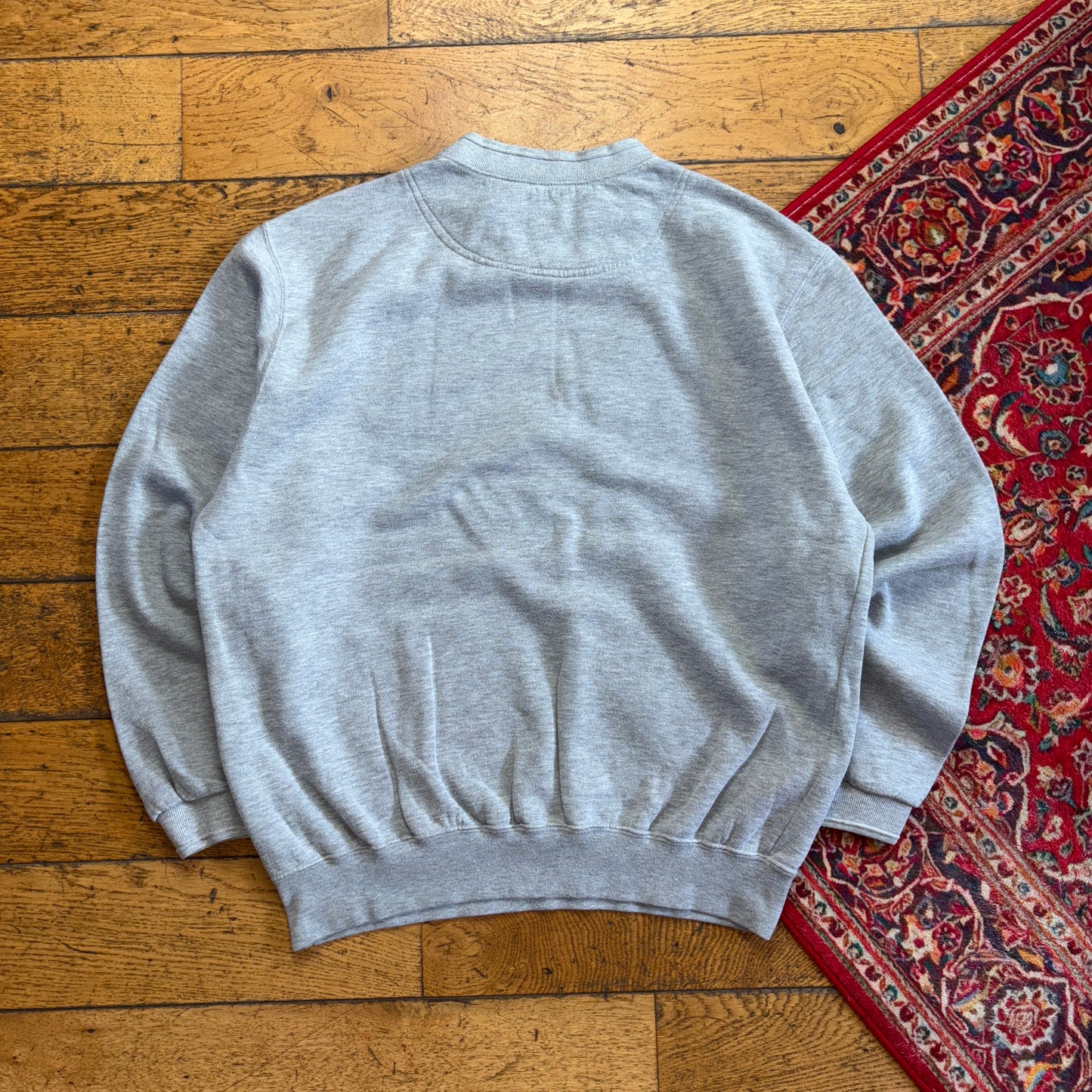 Vintage Champion Grey Embroidered Sweatshirt - L