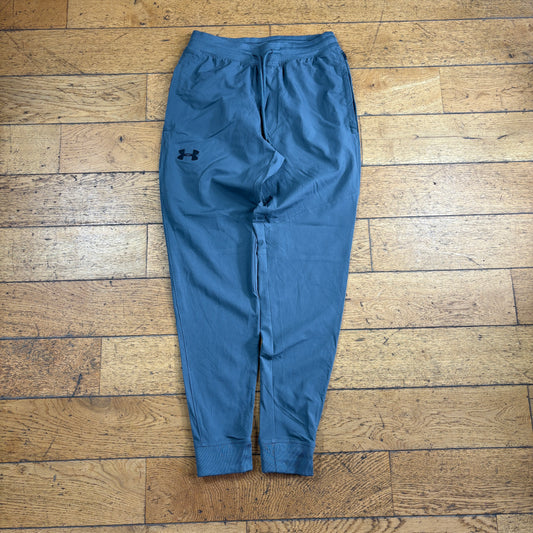 Vintage Under Armour Grey Tracksuit Sweatpants Track Pants Bottoms - M