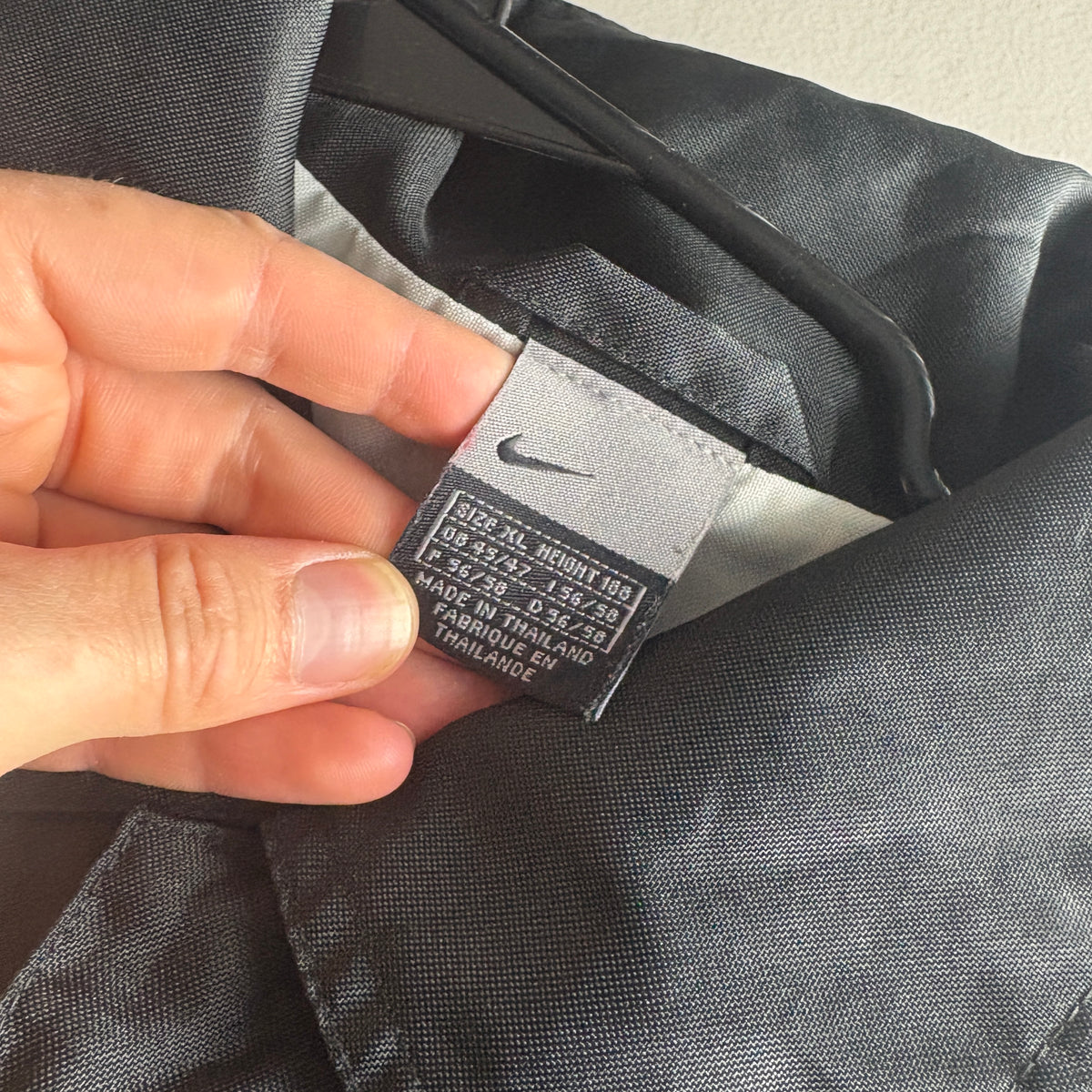 Vintage Nike 00s Y2K Harrington Coach Black Jacket - XL