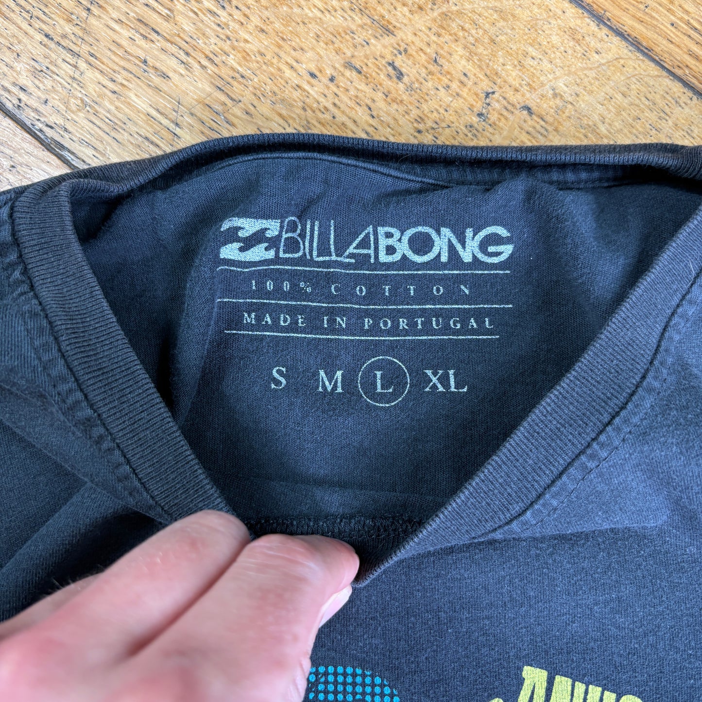 Vintage Billabong Funny Surfwear Black Graphic T-Shirt - S