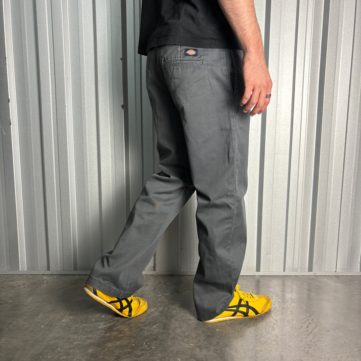 Grey Dickies 874 Skate Straight Chino Trousers - 38R