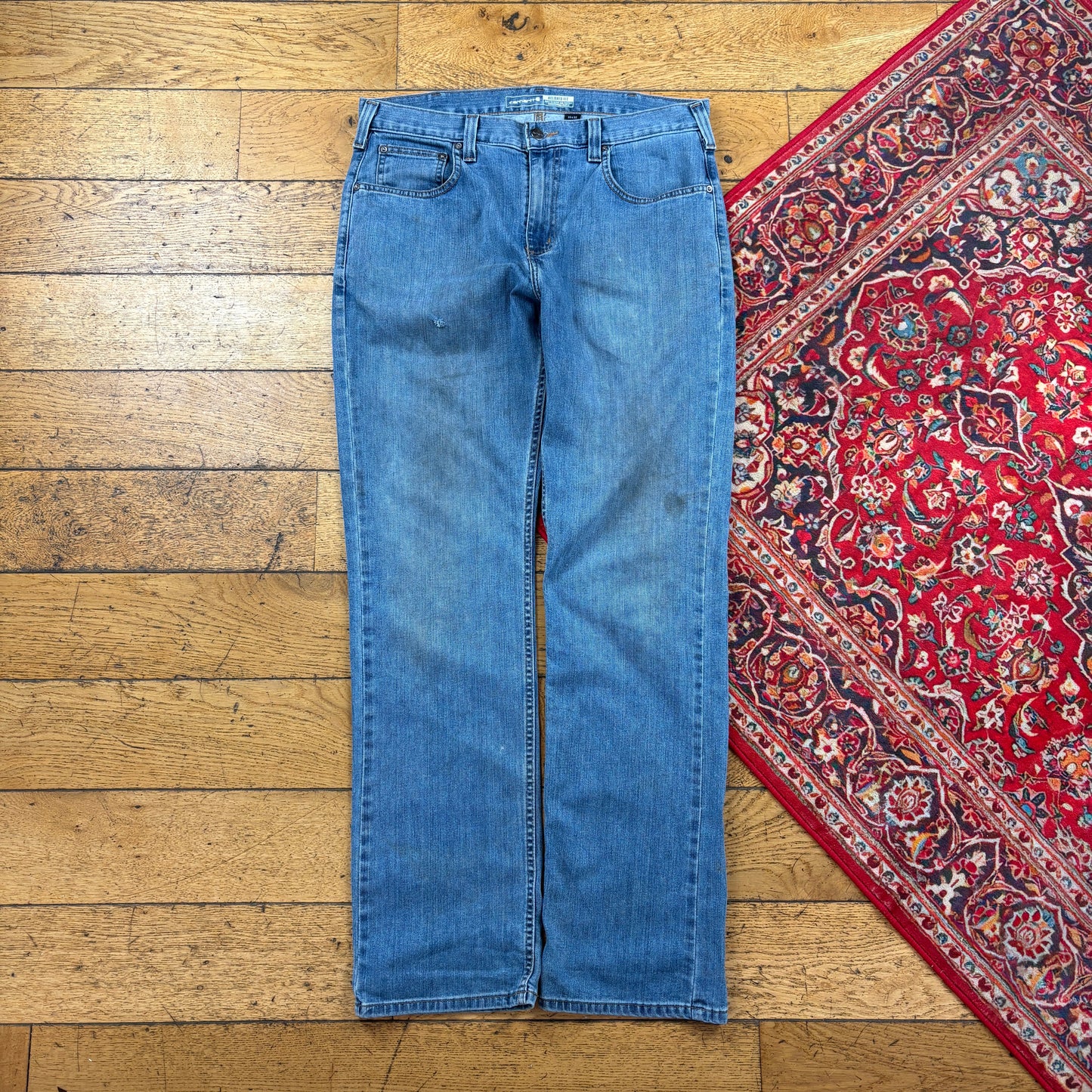 Vintage Carhartt Blue Workwear Carpenter Jeans - 33