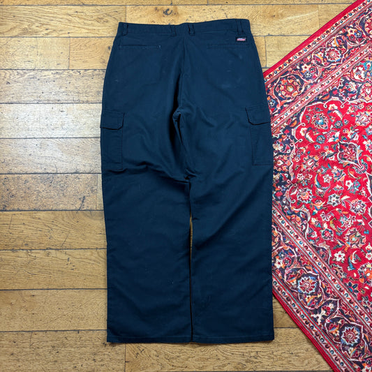 Vintage Dickies 874 Skate Black Trousers - 38