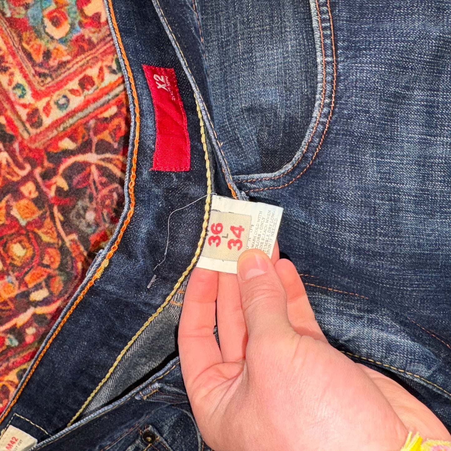 Vintage Blue Denim Shorts - 38