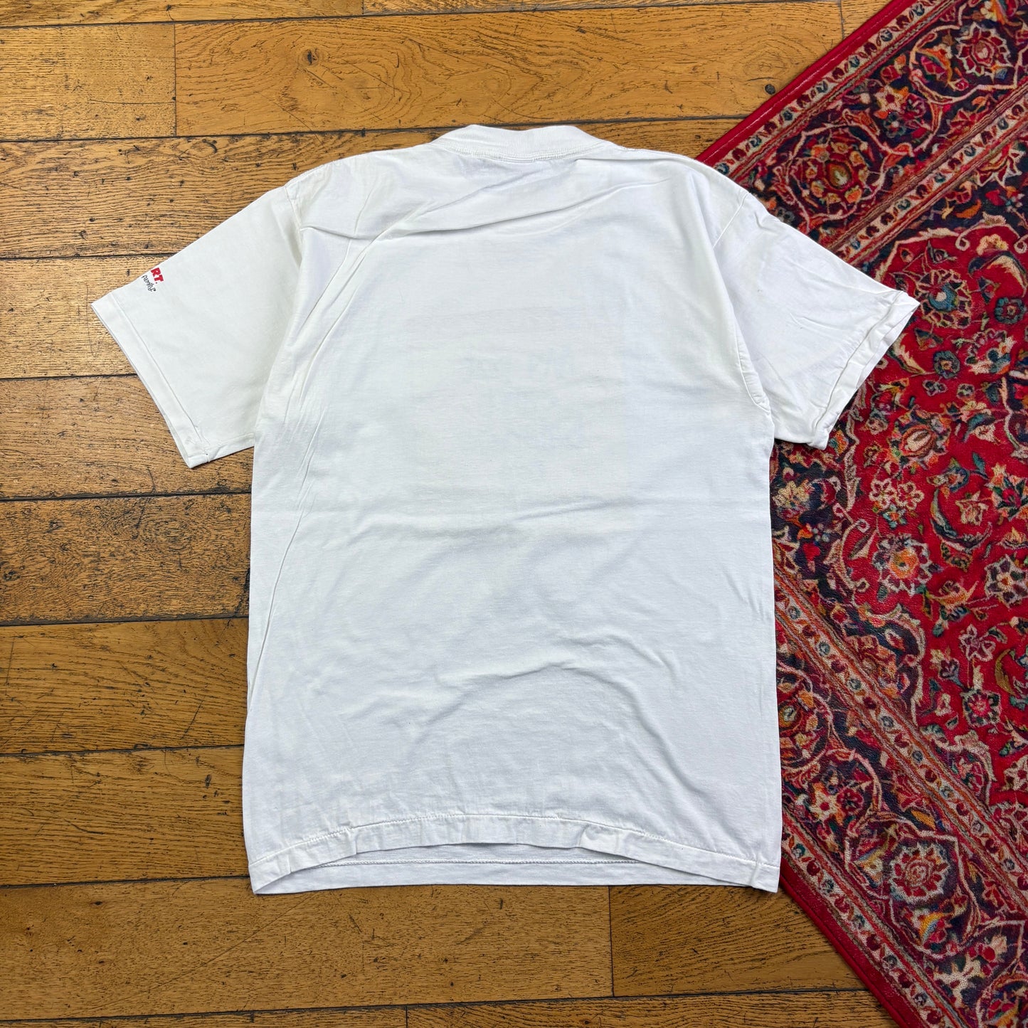 Vintage 90s Petsmart White Funny Single Stitch Graphic T-Shirt - S