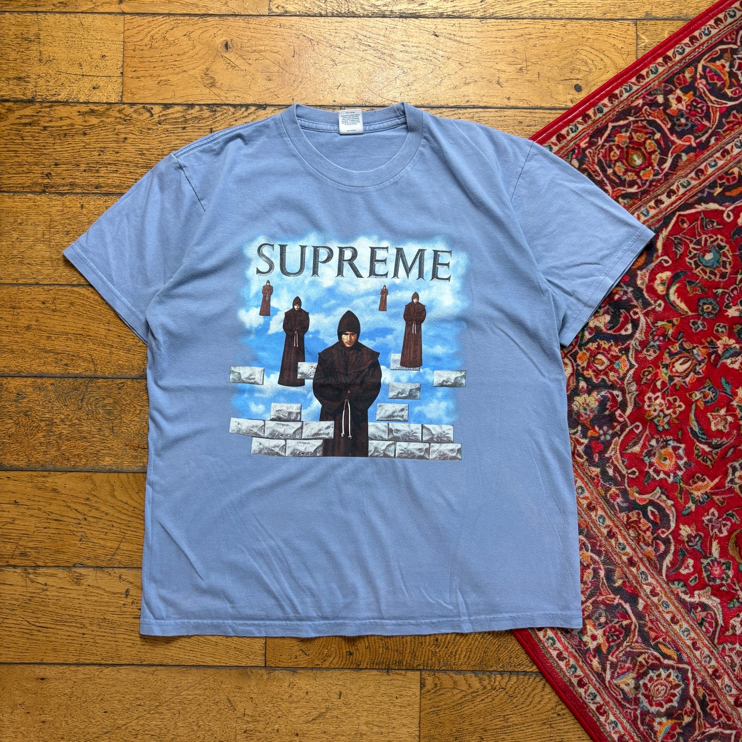 Vintage Supreme Blue Graphic T-Shirt - M