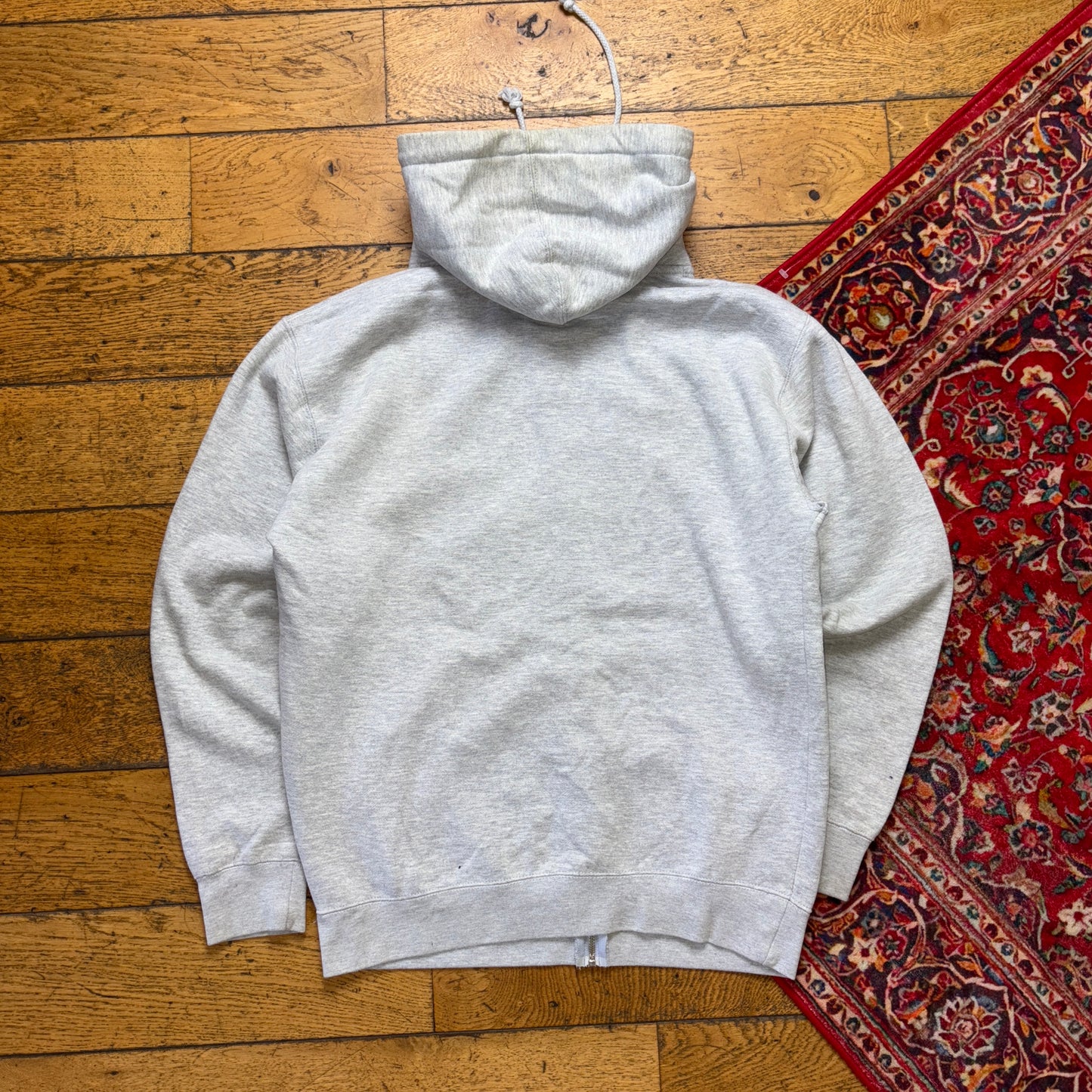 Vintage Oakley Grey Zip Hoodie Sweatshirt - M