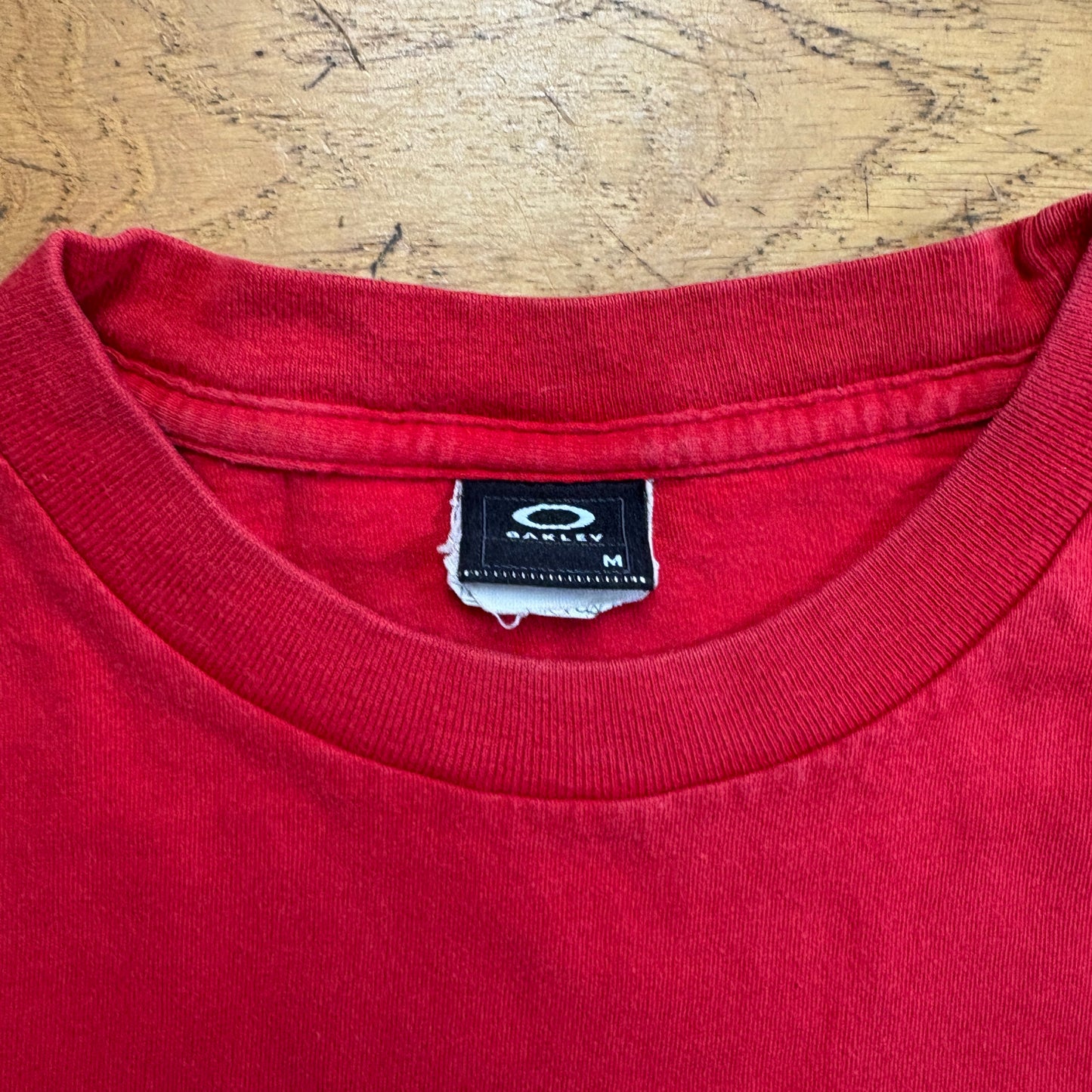 Vintage Oakley Red Graphic T-Shirt - S