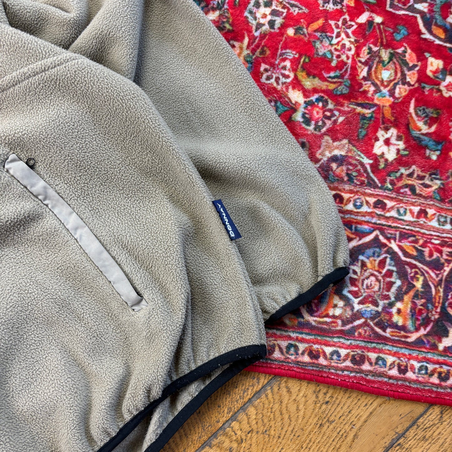 Vintage Donnay Brown Fleece Embroidered Sweatshirt - L