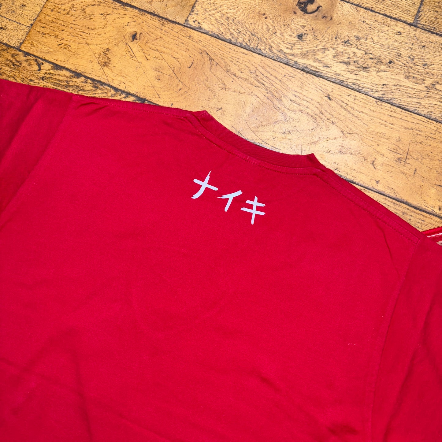 Vintage Nike Y2K Red T90 Swoosh Graphic T-Shirt - L