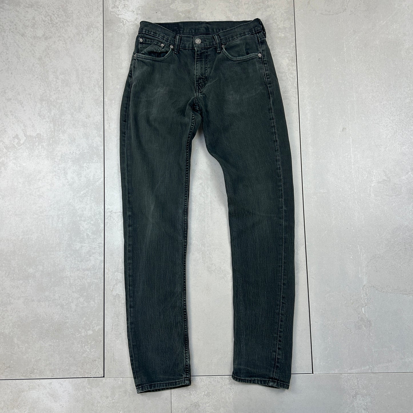 Vintage Levis 511 Slim Black Denim Jeans - 30