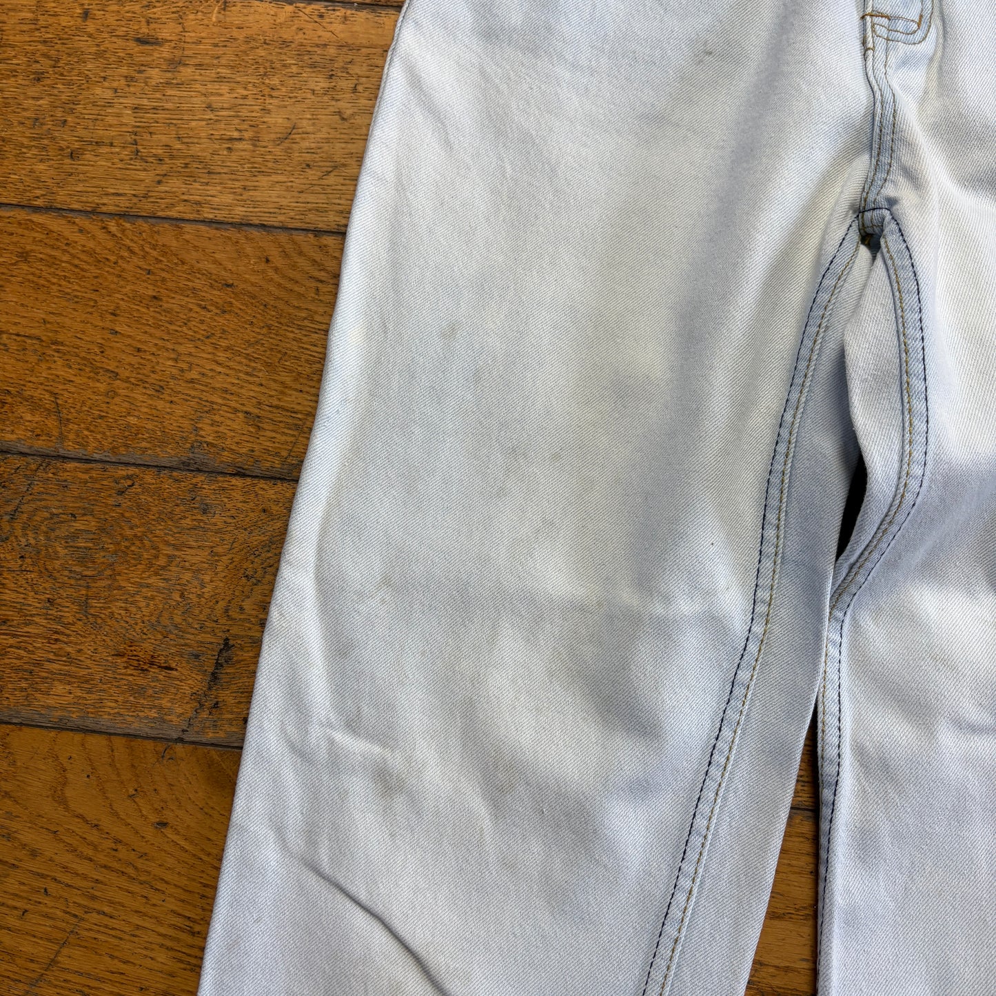 Vintage Levis 501 Straight Blue Denim Jeans - 30S