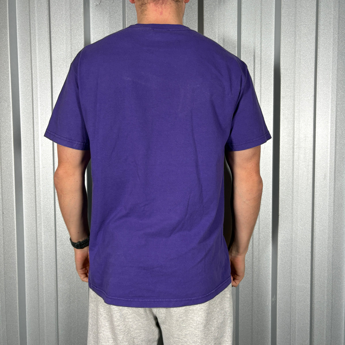 Thrasher Skate Purple Graphic T Shirt - S