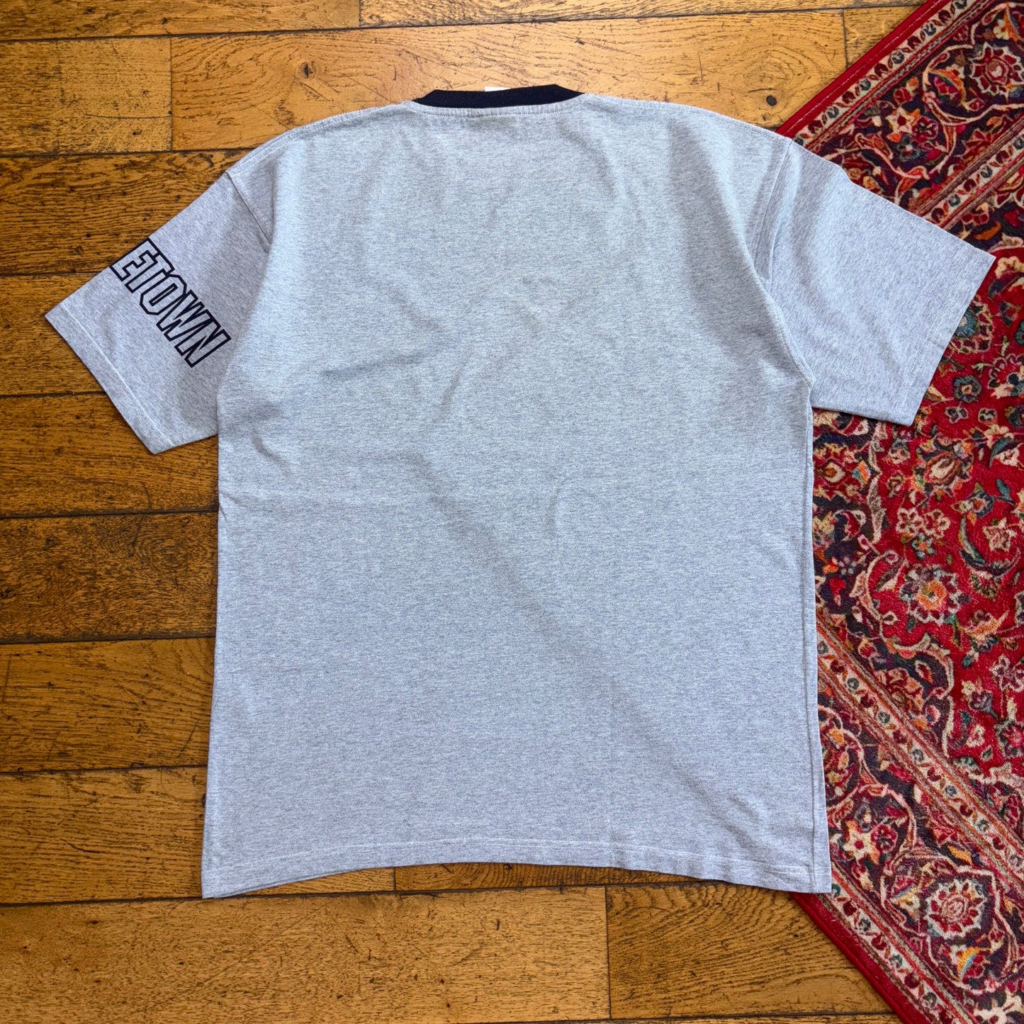 Vintage Georgetown Bulldogs Grey 90s Graphic T-Shirt - L
