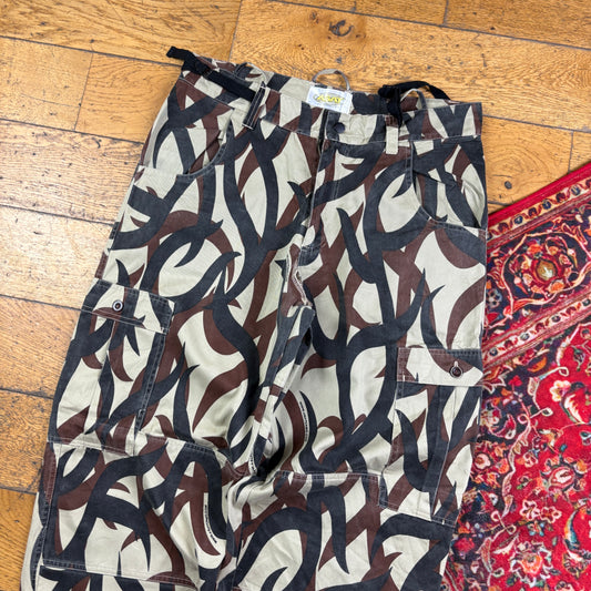 Vintage Real Tree Camo Green Hunting Workwear Trousers - 34