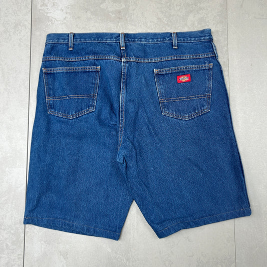 Vintage Dickies Workwear Carpenter Blue Baggy Shorts - 40