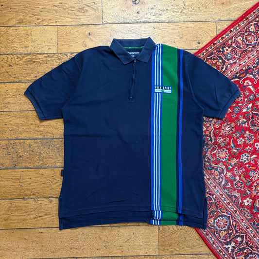 Vintage Ralph Lauren Polo Sport Navy Polo Shirt - XL