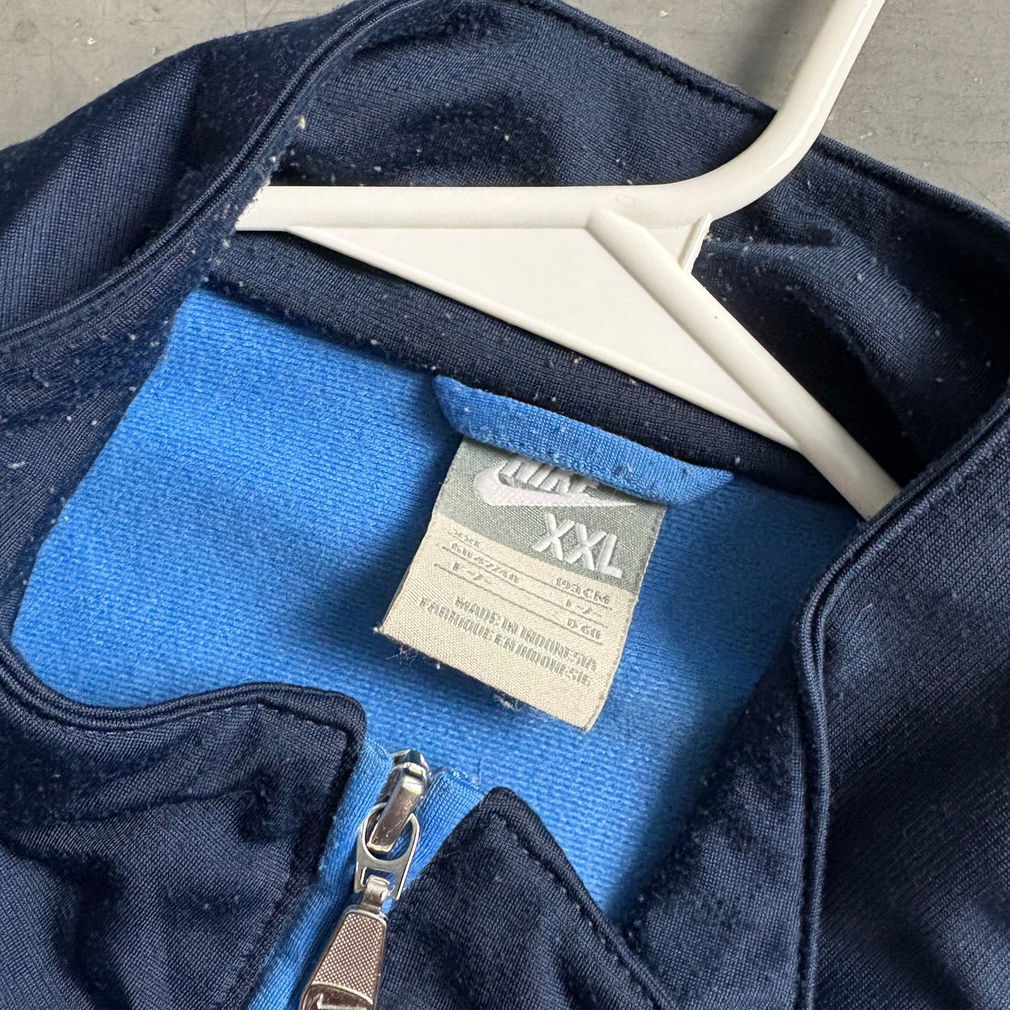 Vintage Nike Blue Tracksuit Track Jacket - 2XL