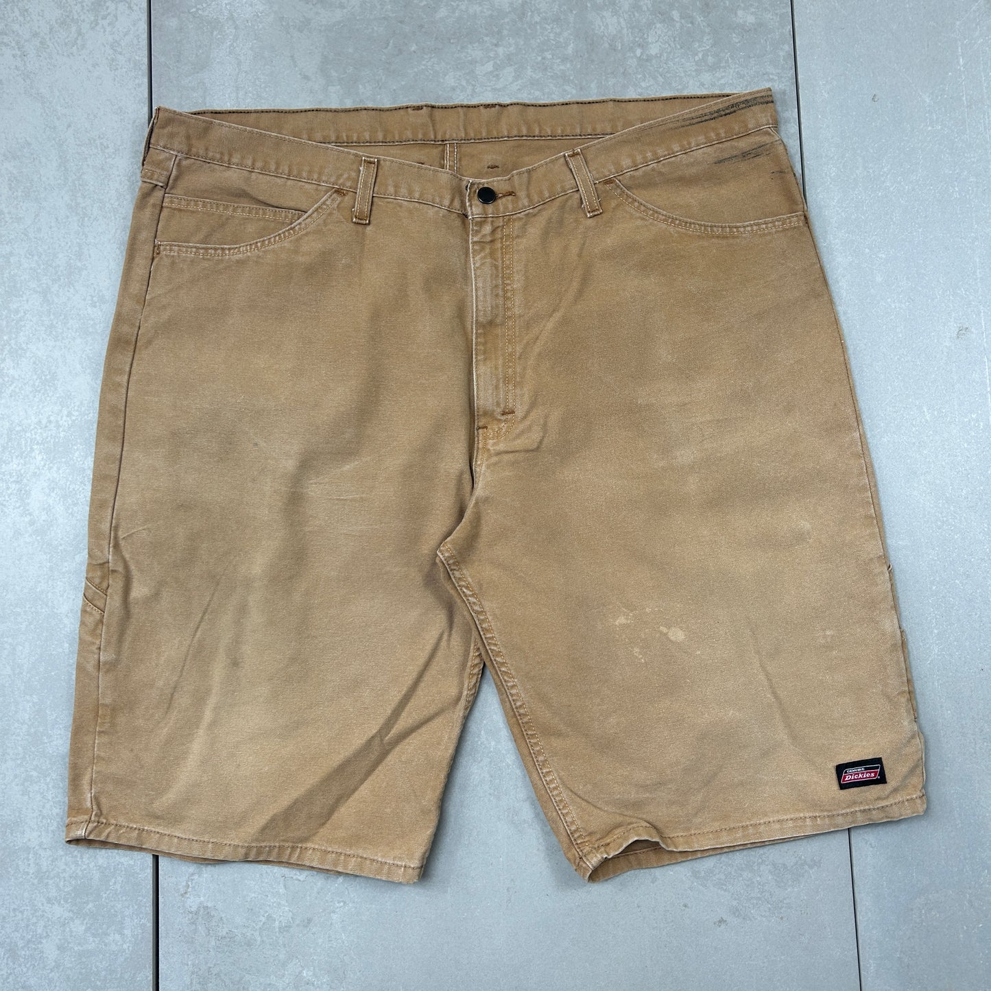 Vintage Dickies Workwear Carpenter Brown Baggy Shorts - 44