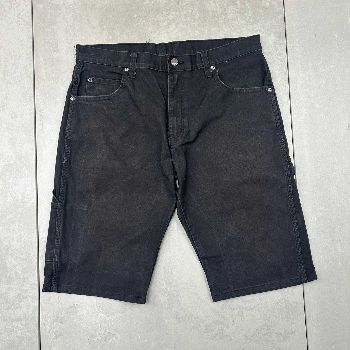 Vintage Dickies Workwear Carpenter Black Shorts - 32