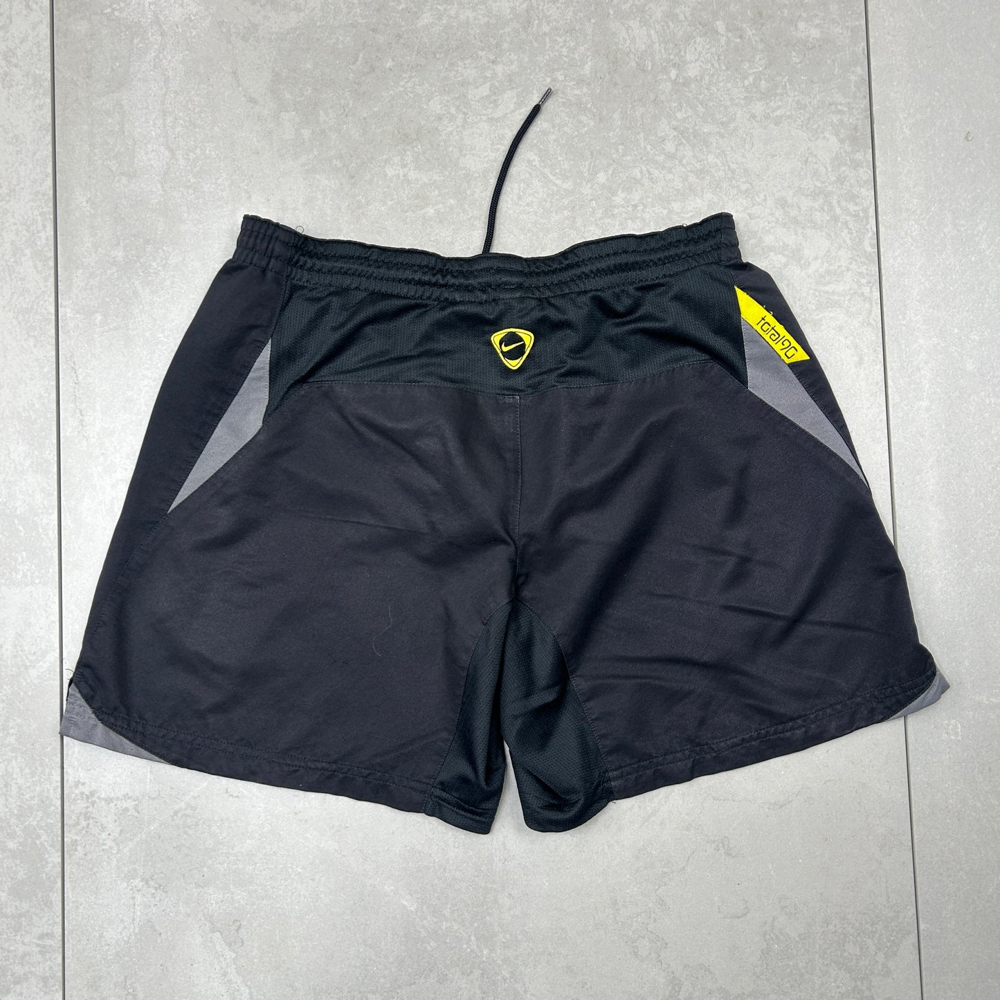 Vintage Nike T90 Black Sports Shorts - XS