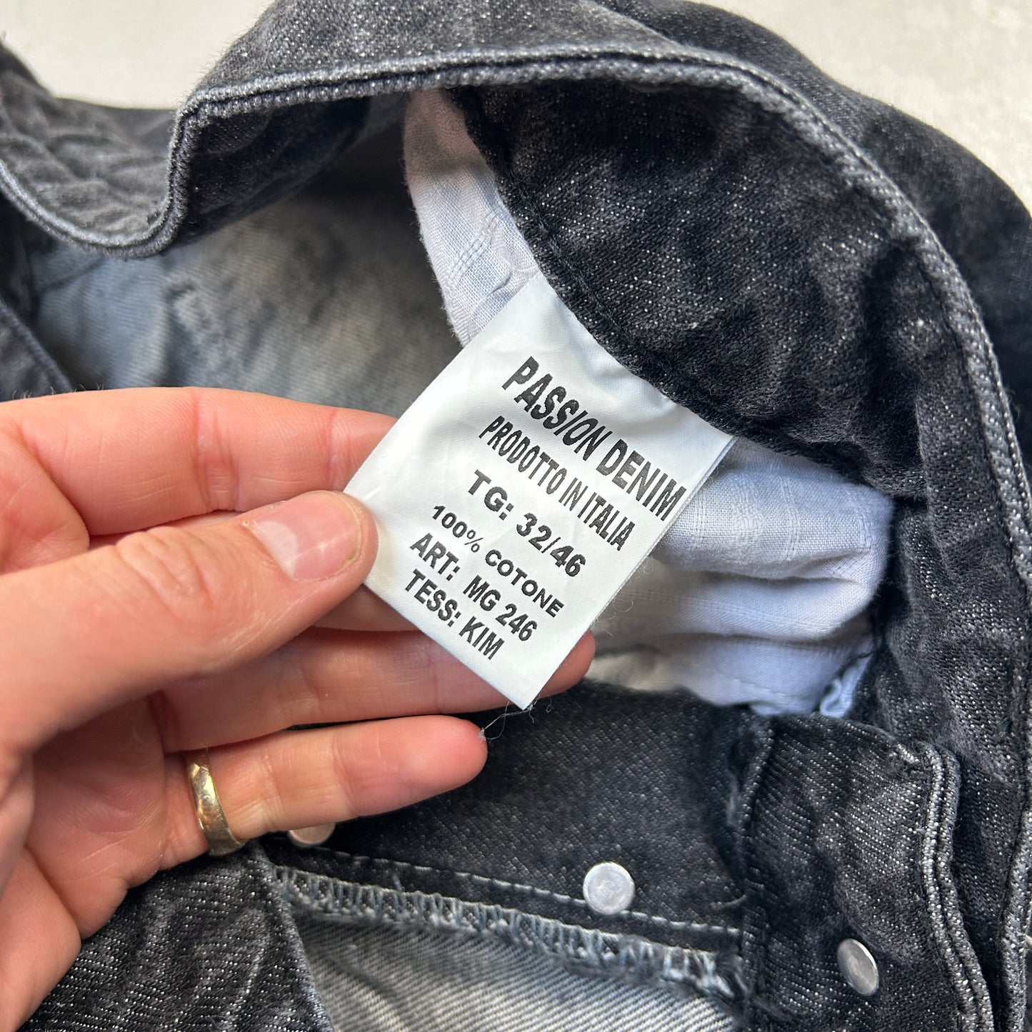 Vintage Hip Hop Flared Black Distressed Jeans - 32