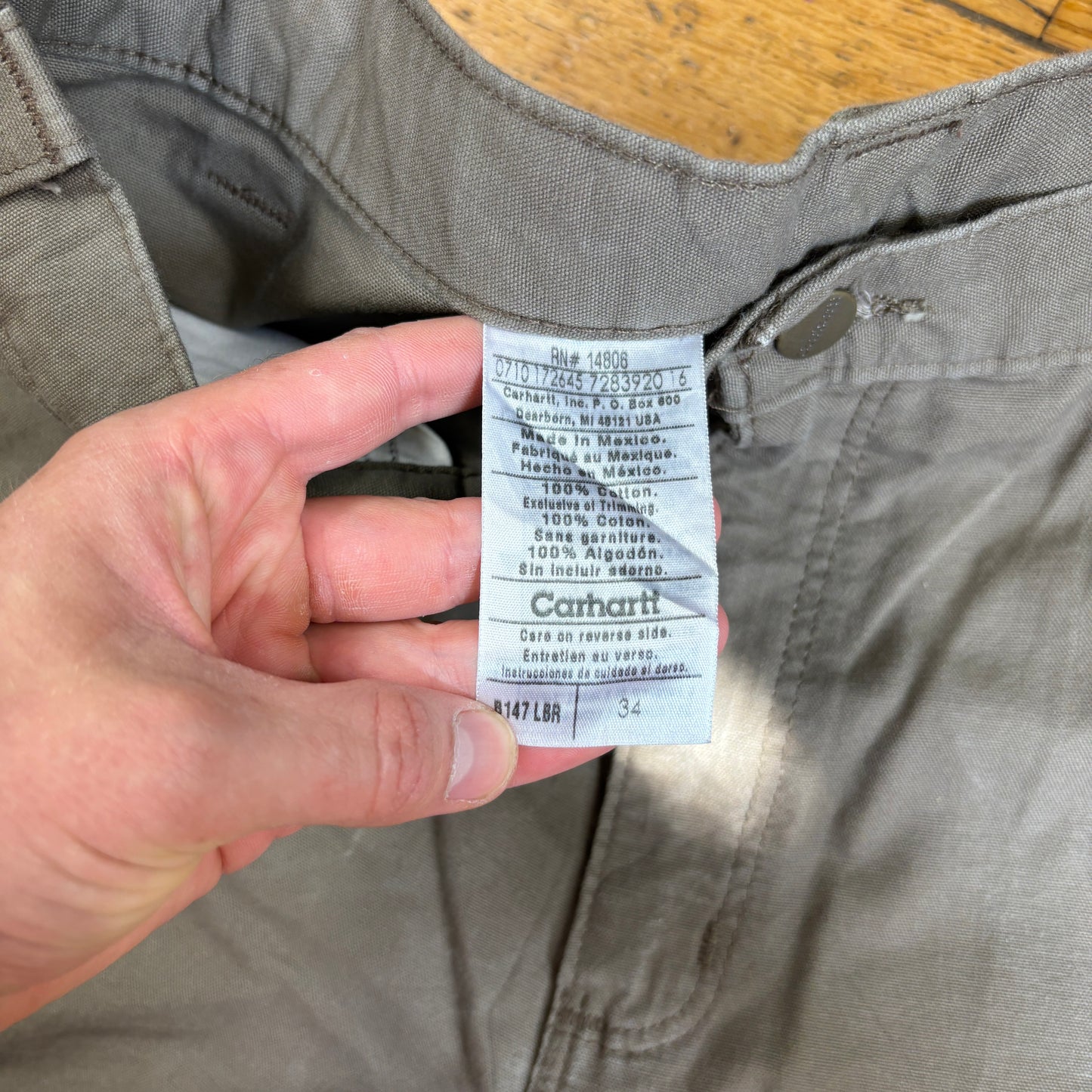 Vintage Carhartt Brown Workwear Baggy Carpenter Shorts - 34