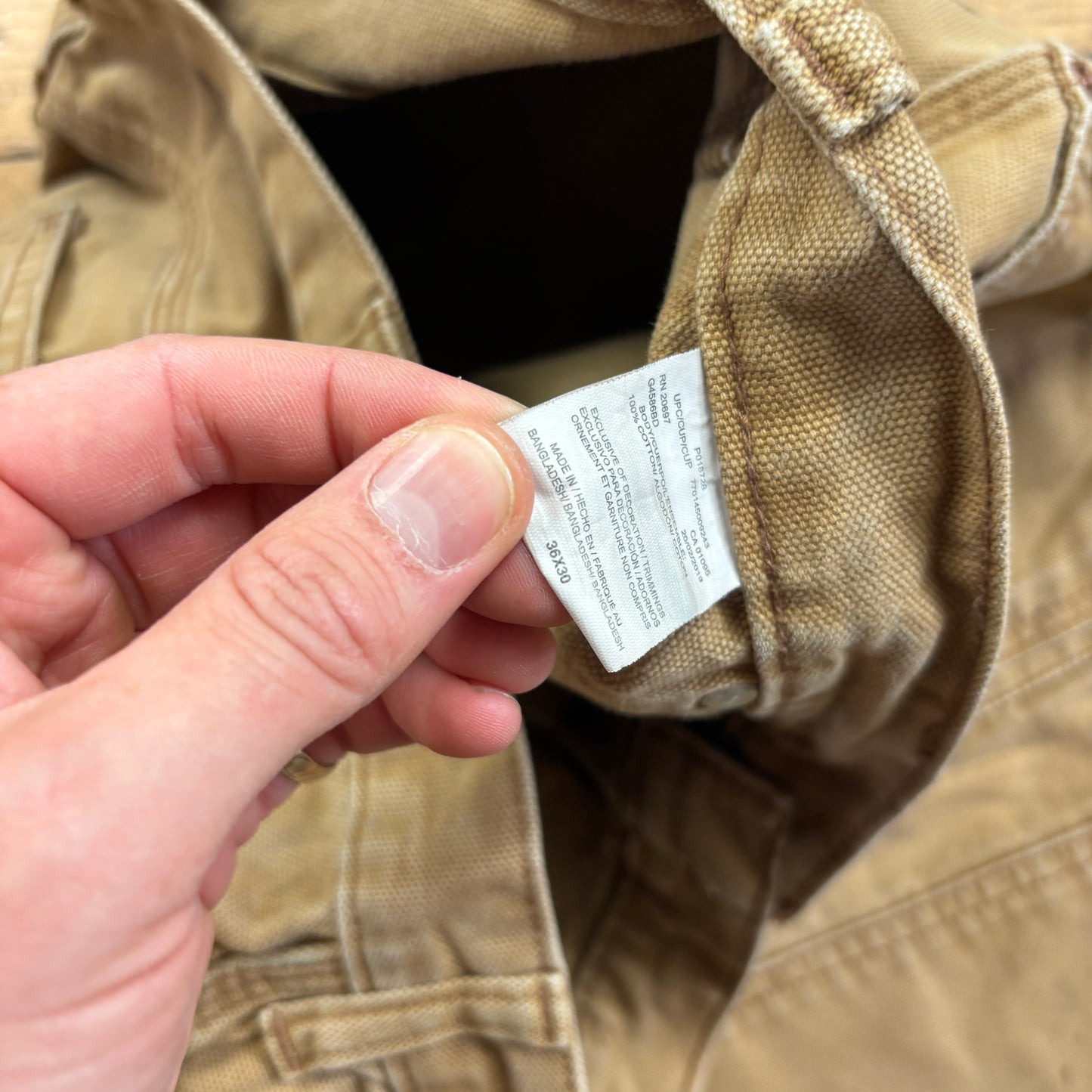 Vintage Dickies Brown Double Knee Workwear Carpenter Baggy Trousers - 36
